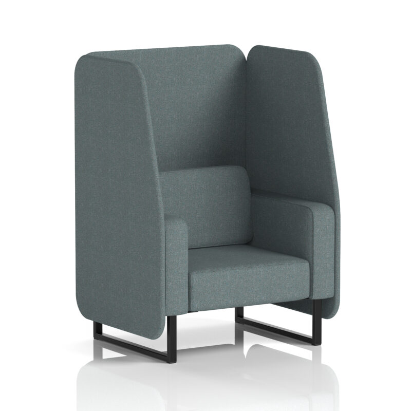Brixworth Open Booth With Black Legs in Single Tone - Image 52