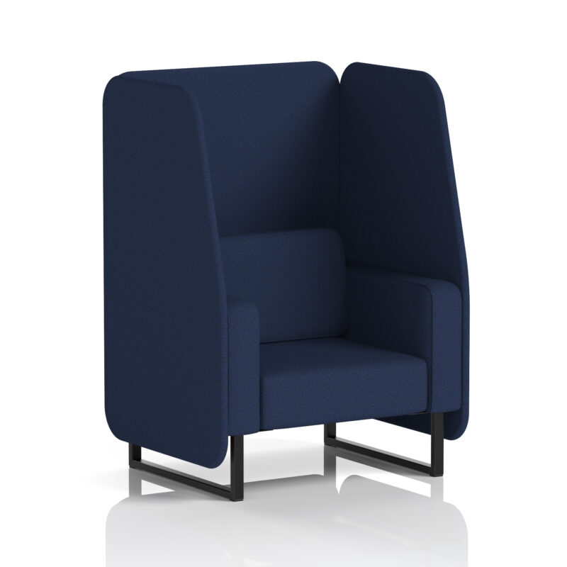 Brixworth Open Booth With Black Legs in Single Tone - Image 58