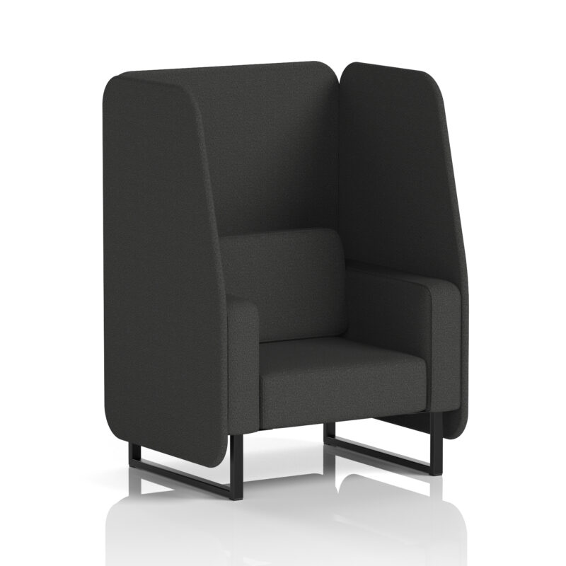 Brixworth Open Booth With Black Legs in Single Tone - Image 61