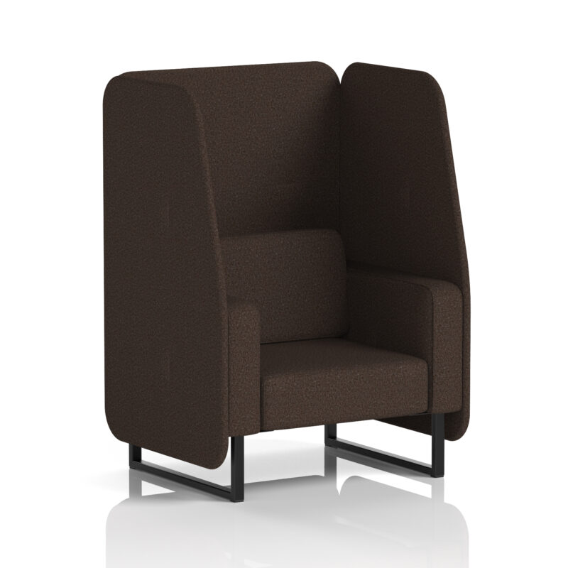 Brixworth Open Booth With Black Legs in Single Tone - Image 70