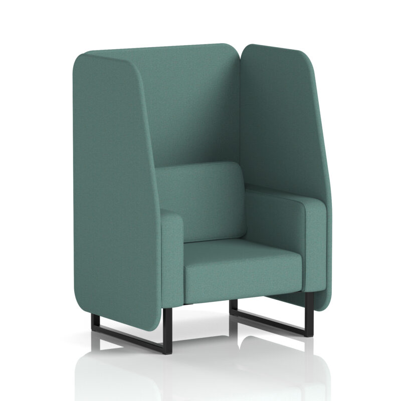 Brixworth Open Booth With Black Legs in Single Tone - Image 73