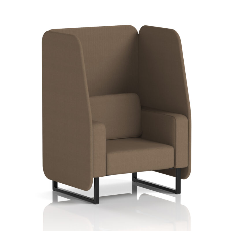 Brixworth Open Booth With Black Legs in Single Tone - Image 79
