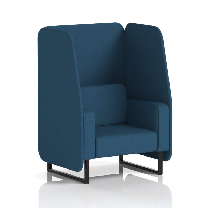 Brixworth Open Booth With Black Legs in Single Tone - Image 85