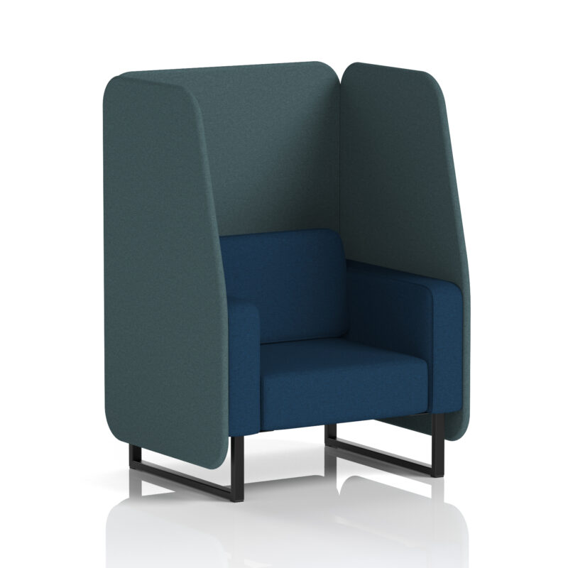 Brixworth Open Booth With Black Legs in Two Tone - Image 31