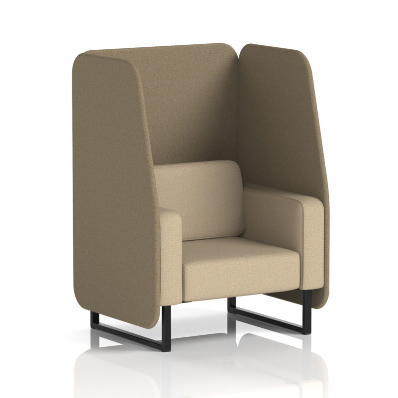 Brixworth Open Booth With Black Legs in Two Tone - Image 37