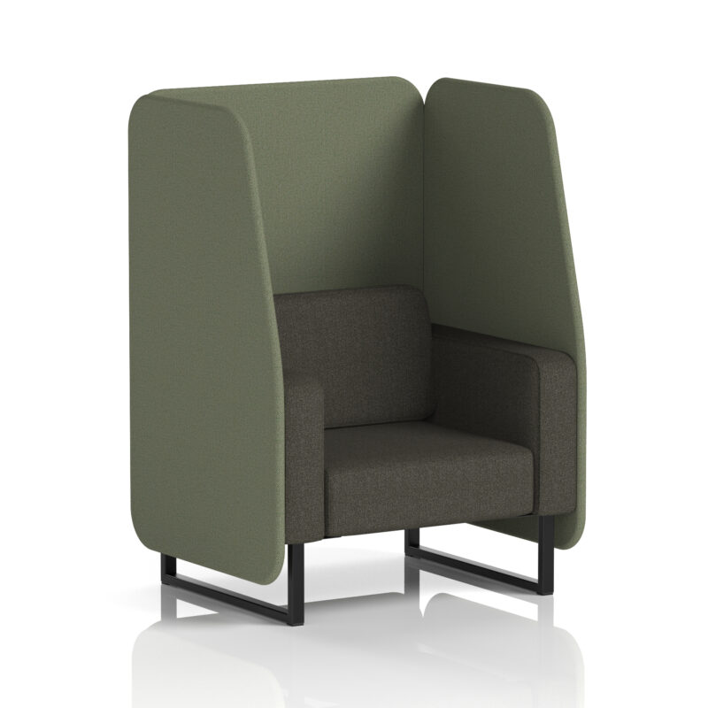 Brixworth Open Booth With Black Legs in Two Tone - Image 40