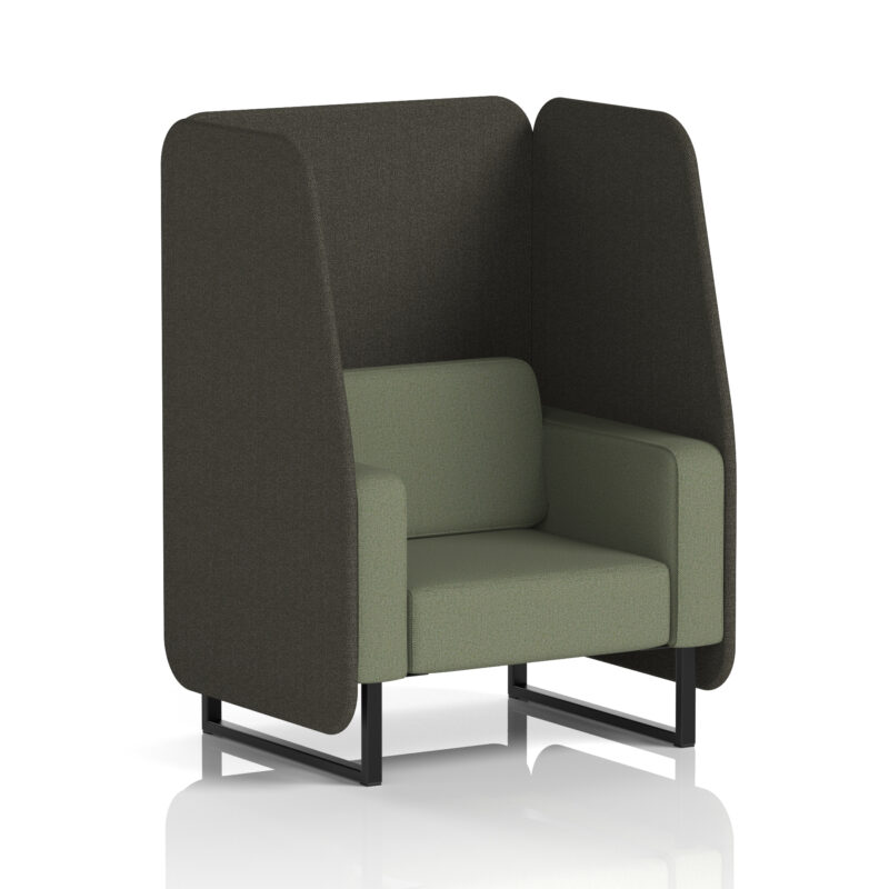 Brixworth Open Booth With Black Legs in Two Tone - Image 46