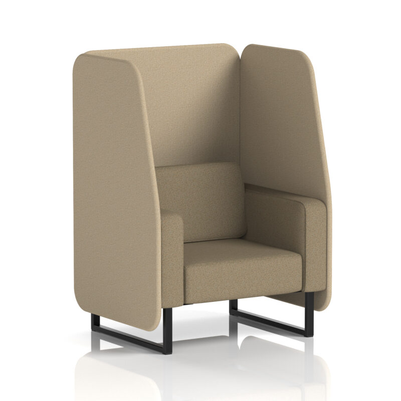 Brixworth Open Booth With Black Legs in Two Tone - Image 49