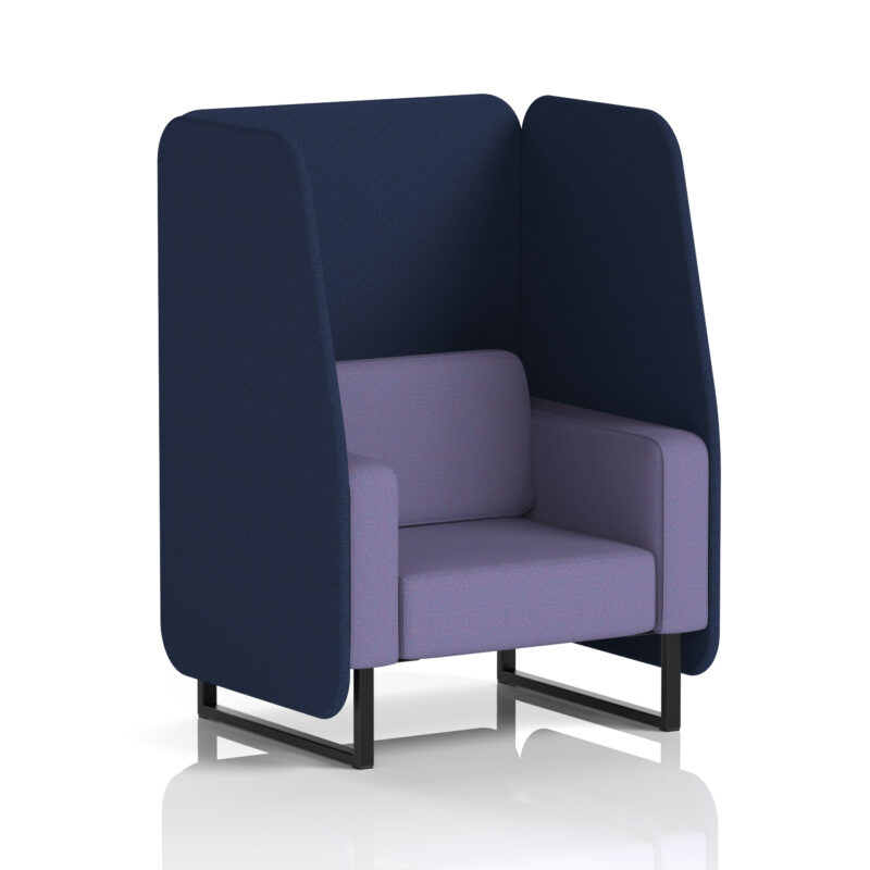 Brixworth Open Booth With Black Legs in Two Tone - Image 58