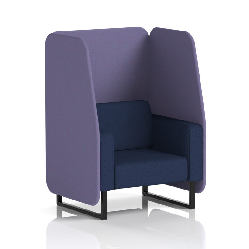 Brixworth Open Booth With Black Legs in Two Tone - Image 64