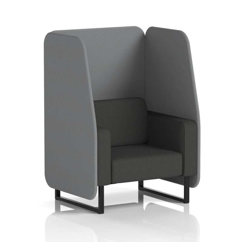Brixworth Open Booth With Black Legs in Two Tone - Image 67