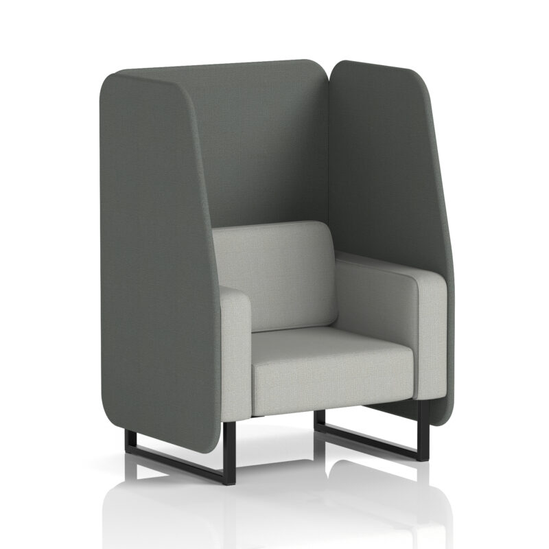 Brixworth Open Booth With Black Legs in Two Tone - Image 76
