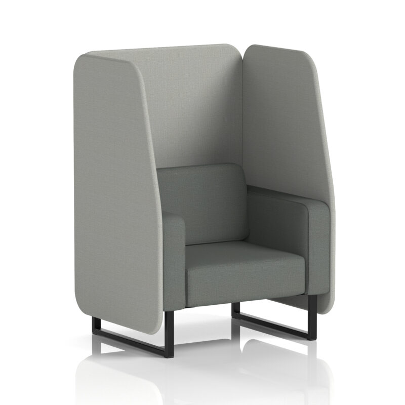 Brixworth Open Booth With Black Legs in Two Tone - Image 82