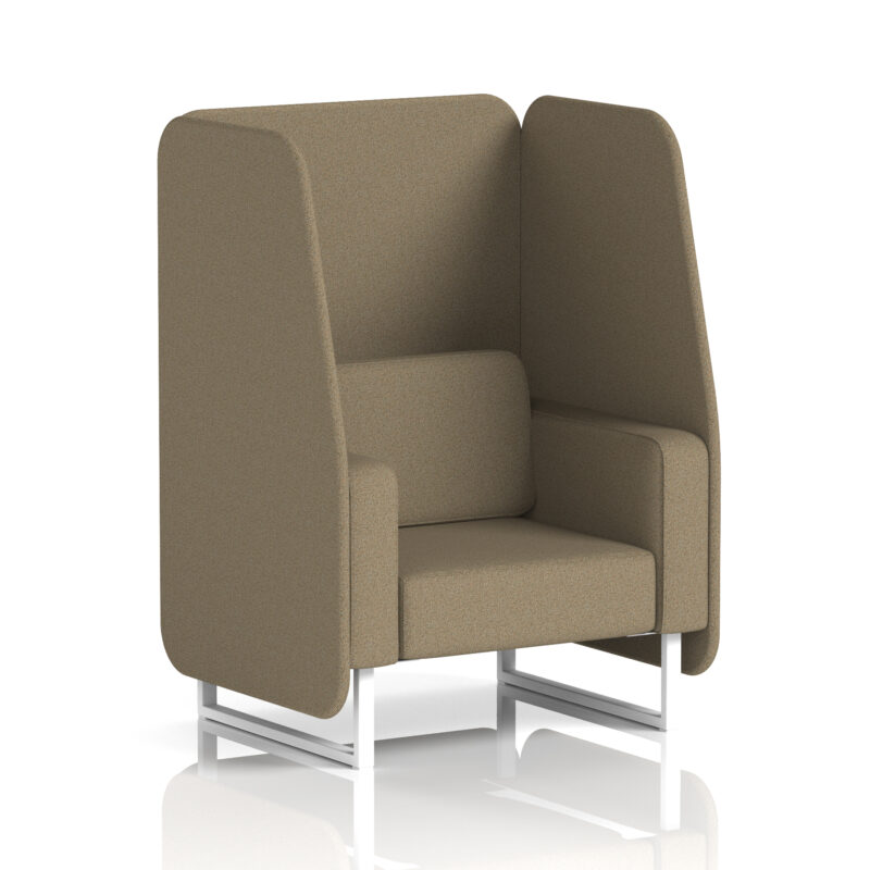 Brixworth Open Booth With White Legs in Single Tone - Image 37