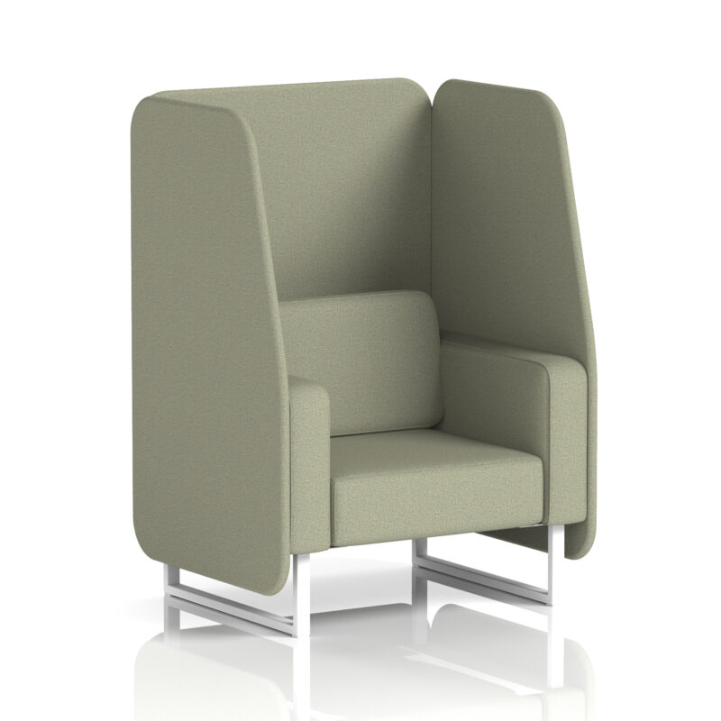 Brixworth Open Booth With White Legs in Single Tone - Image 43
