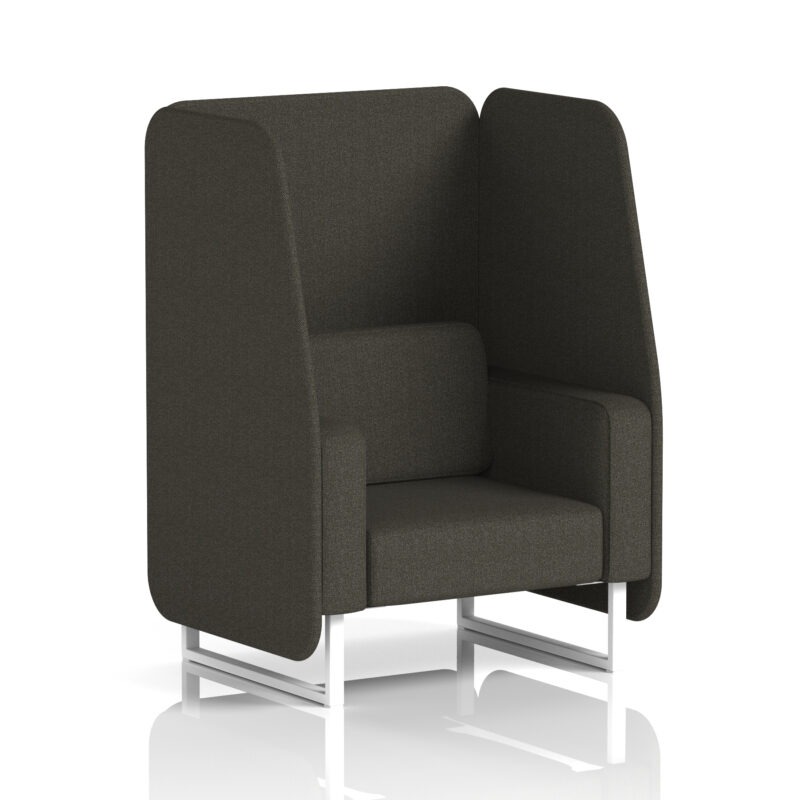 Brixworth Open Booth With White Legs in Single Tone - Image 46
