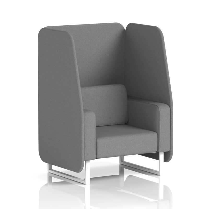 Brixworth Open Booth With White Legs in Single Tone - Image 67