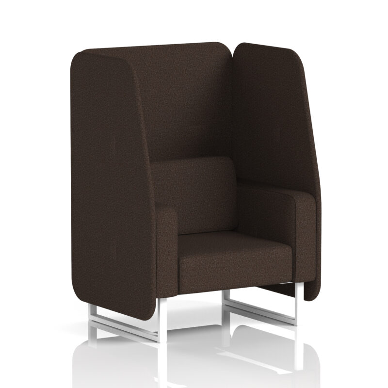 Brixworth Open Booth With White Legs in Single Tone - Image 70