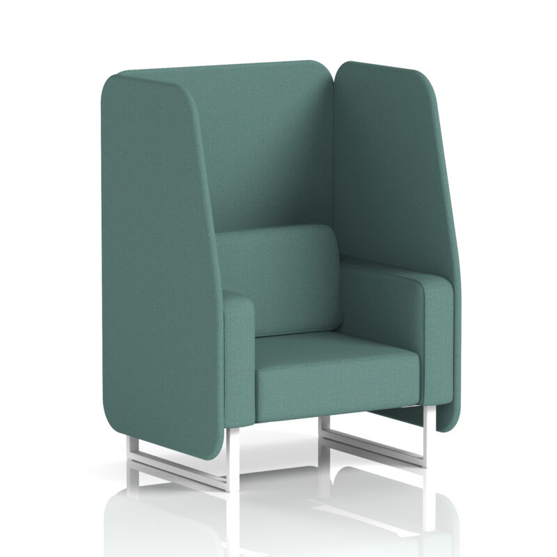 Brixworth Open Booth With White Legs in Single Tone - Image 73