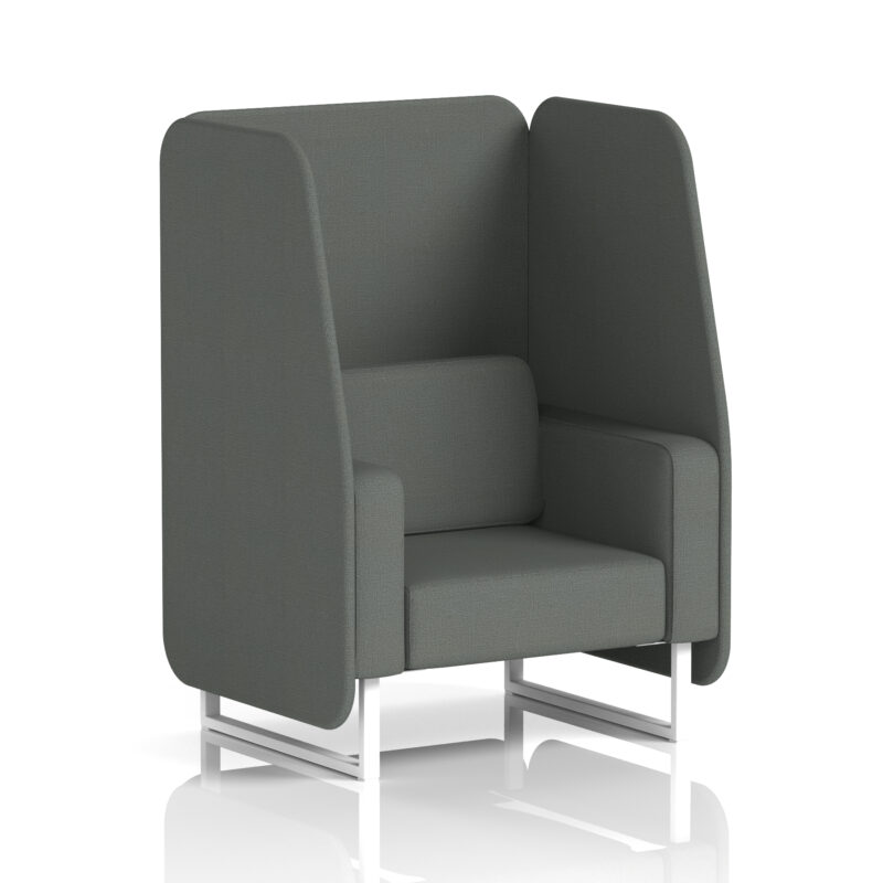 Brixworth Open Booth With White Legs in Single Tone - Image 76