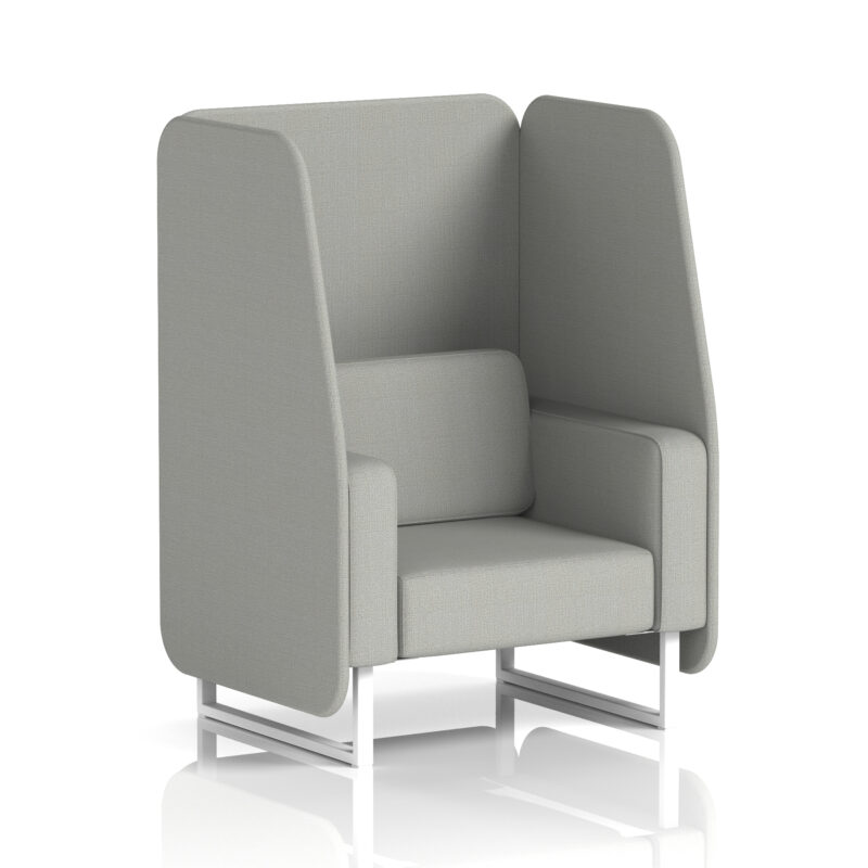 Brixworth Open Booth With White Legs in Single Tone - Image 82