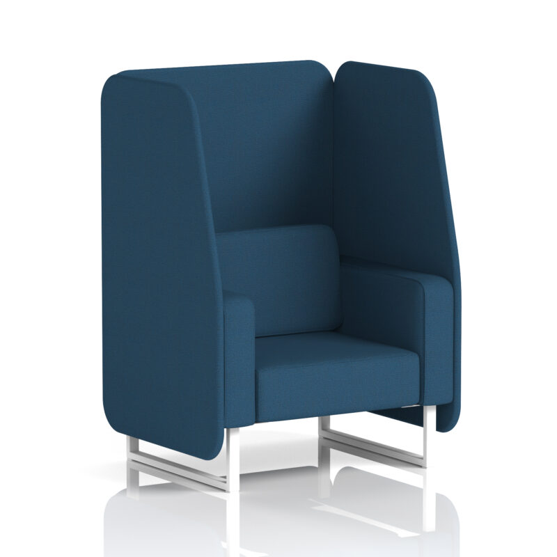 Brixworth Open Booth With White Legs in Single Tone - Image 85