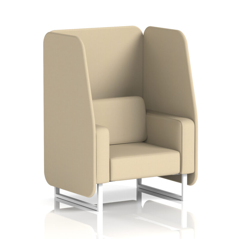 Brixworth Open Booth With White Legs in Single Tone - Image 88