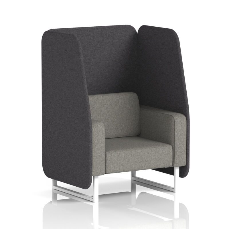 Brixworth Open Booth With White Legs in Two Tone - Image 19
