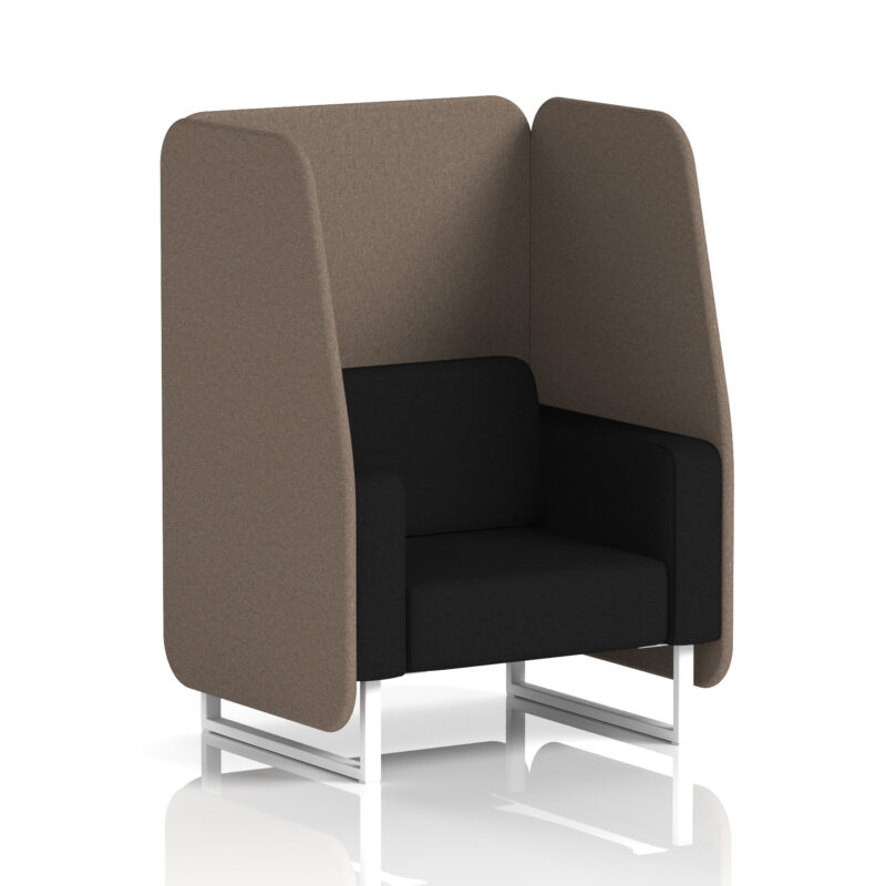 Brixworth Open Booth With White Legs in Two Tone - Image 34
