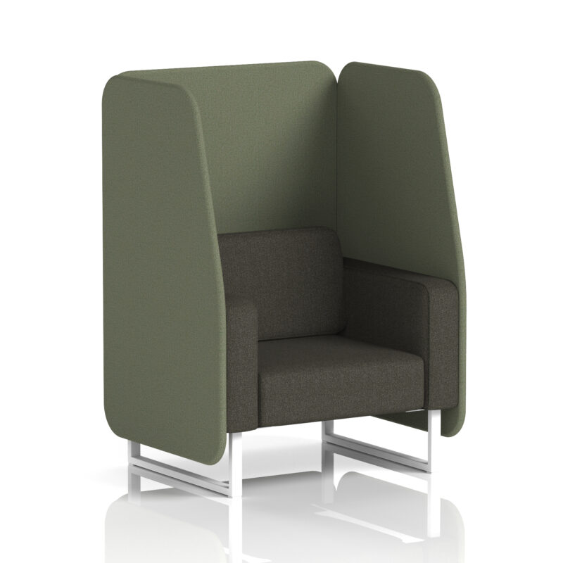 Brixworth Open Booth With White Legs in Two Tone - Image 40