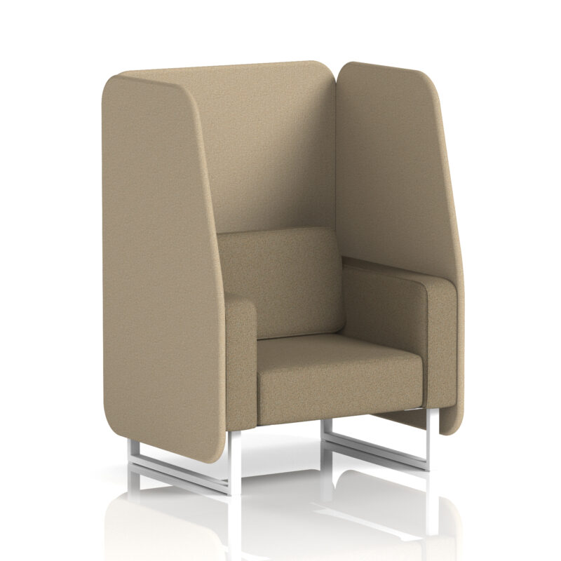 Brixworth Open Booth With White Legs in Two Tone - Image 49