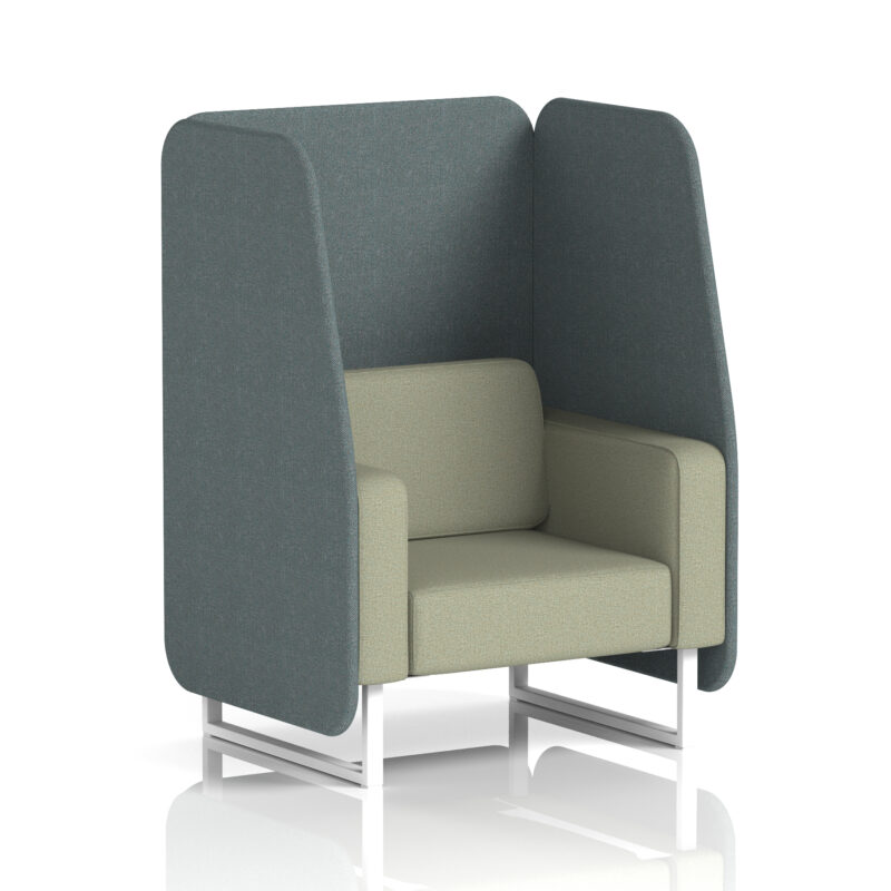 Brixworth Open Booth With White Legs in Two Tone - Image 52