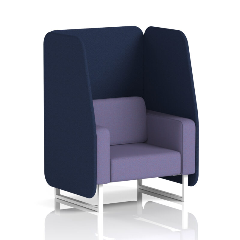 Brixworth Open Booth With White Legs in Two Tone - Image 58