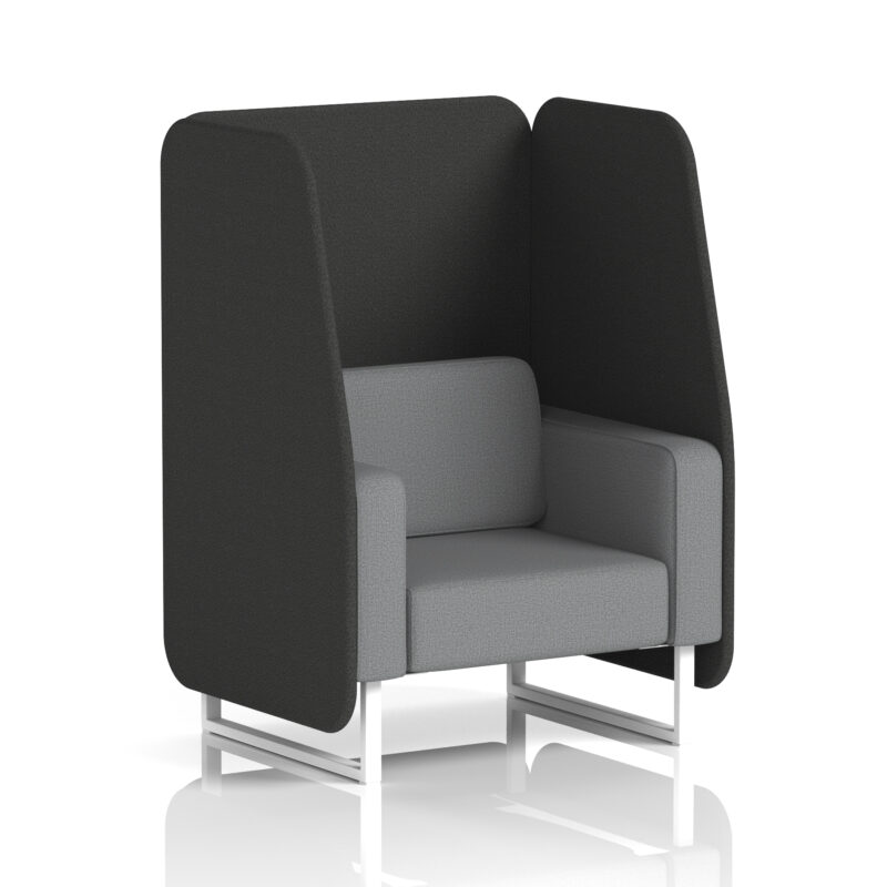 Brixworth Open Booth With White Legs in Two Tone - Image 61