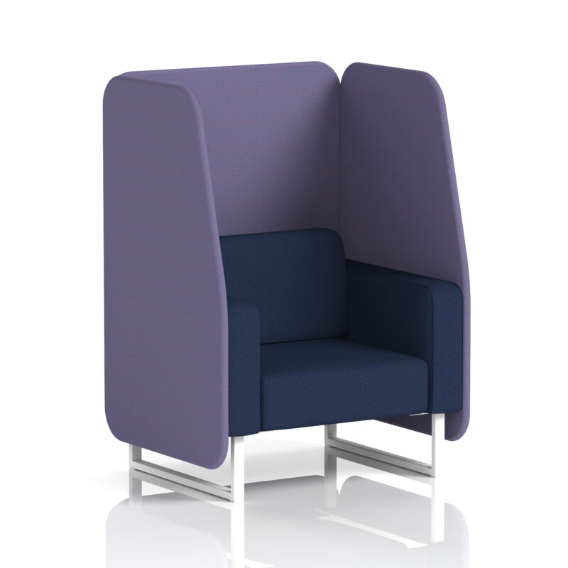 Brixworth Open Booth With White Legs in Two Tone - Image 64
