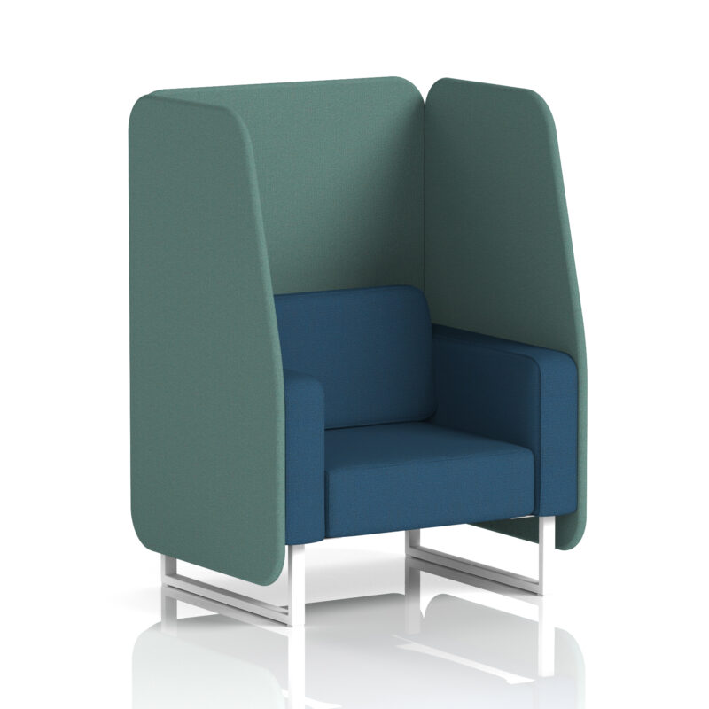 Brixworth Open Booth With White Legs in Two Tone - Image 73