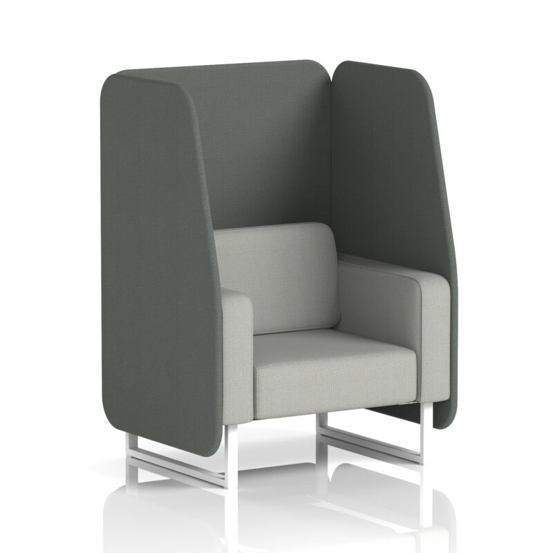 Brixworth Open Booth With White Legs in Two Tone - Image 76