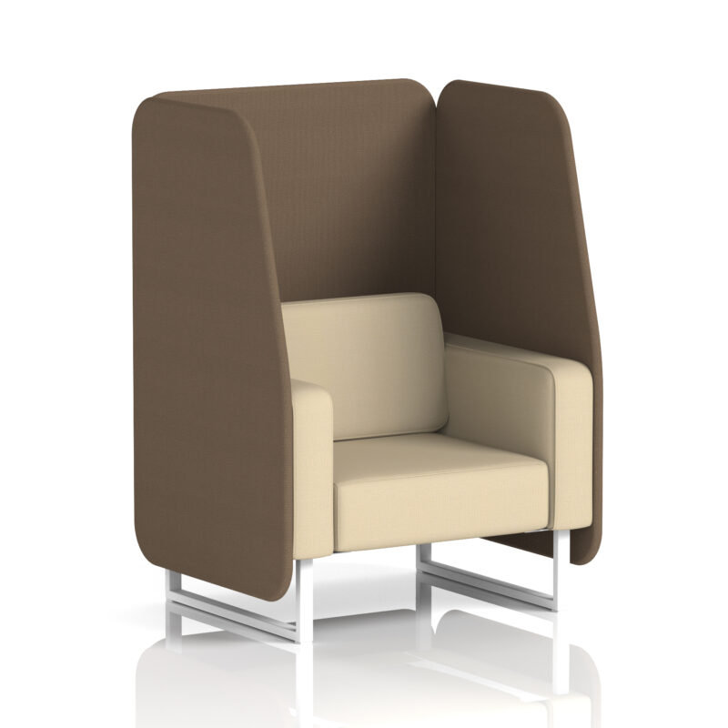 Brixworth Open Booth With White Legs in Two Tone - Image 79