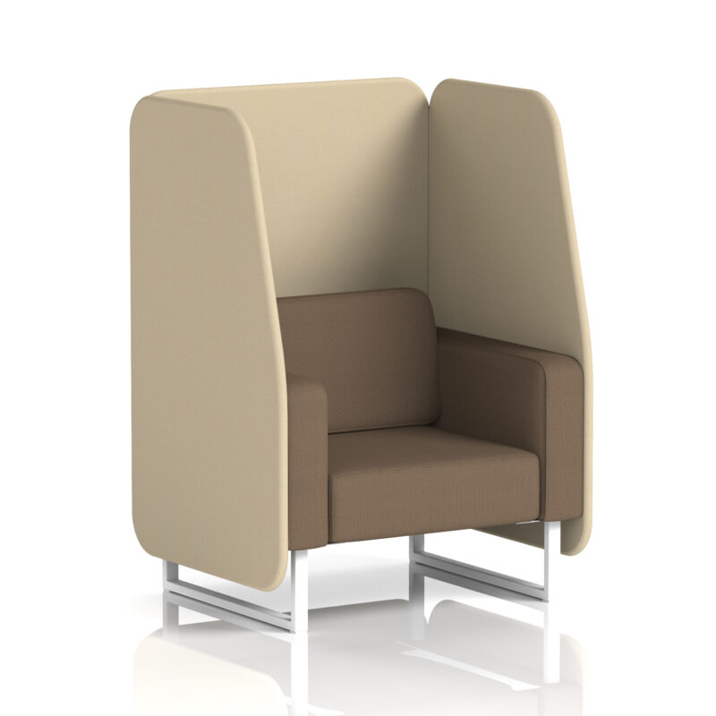 Brixworth Open Booth With White Legs in Two Tone - Image 88