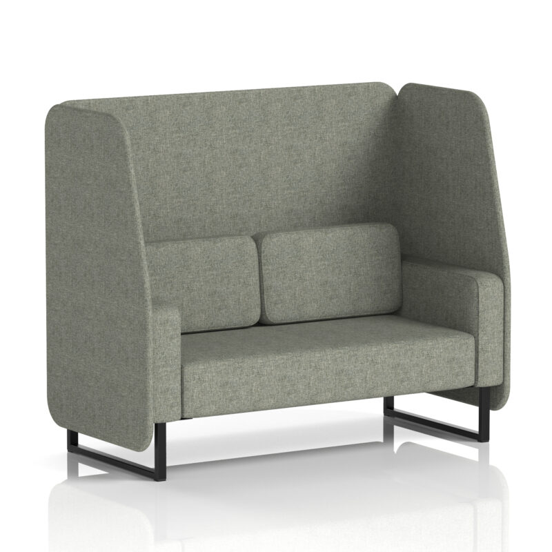 Brixworth Open Booth With Black Legs in Single Tone - Image 17