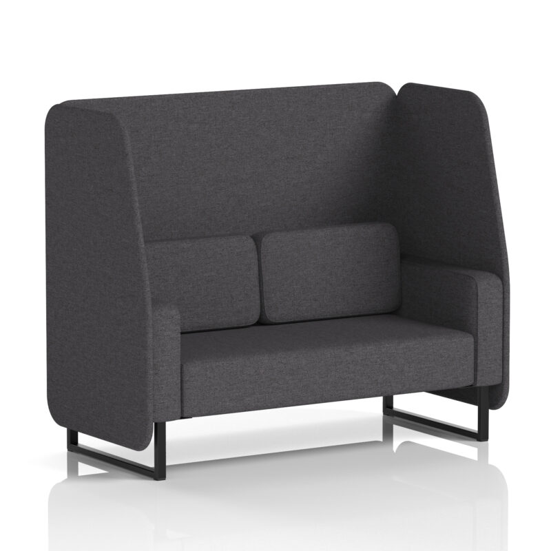 Brixworth Open Booth With Black Legs in Single Tone - Image 20