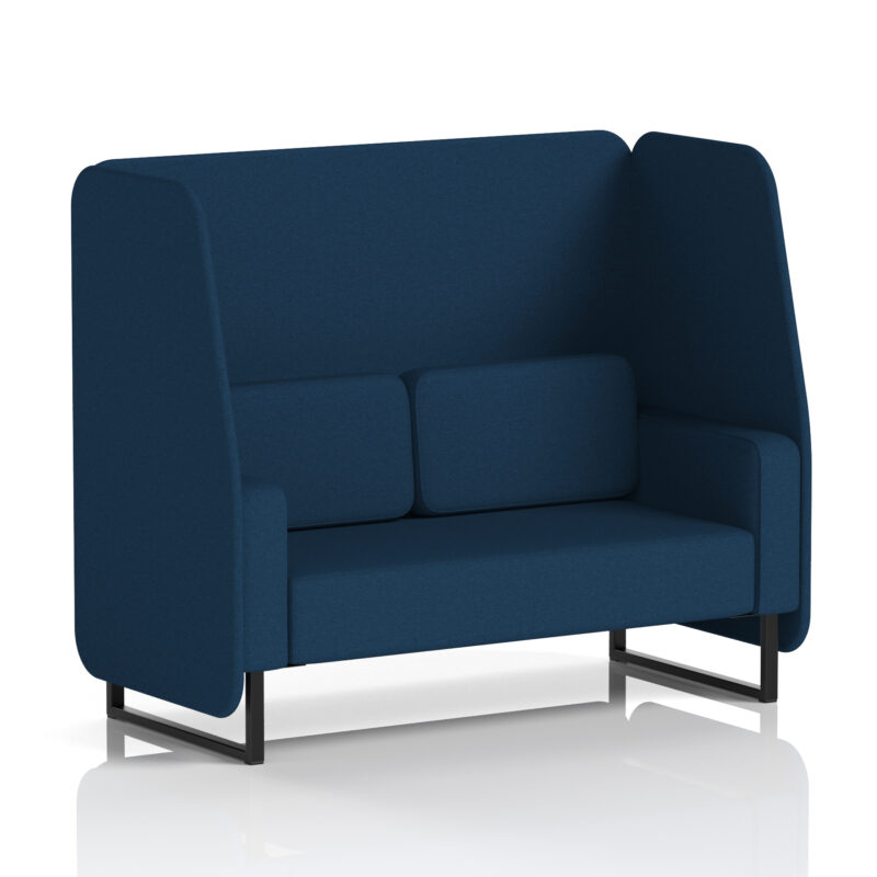 Brixworth Open Booth With Black Legs in Single Tone - Image 23