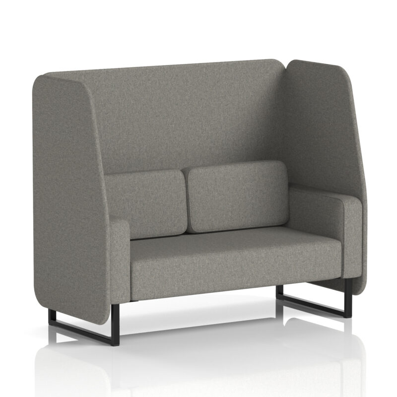 Brixworth Open Booth With Black Legs in Single Tone - Image 29