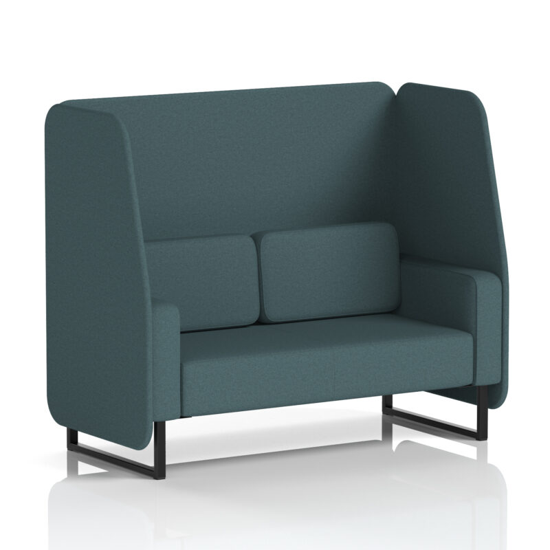 Brixworth Open Booth With Black Legs in Single Tone - Image 32