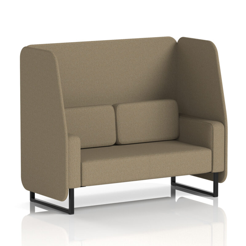 Brixworth Open Booth With Black Legs in Single Tone - Image 38