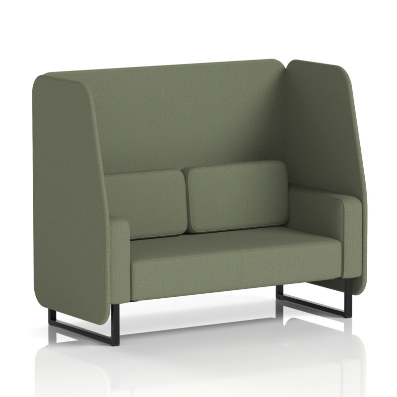 Brixworth Open Booth With Black Legs in Single Tone - Image 41