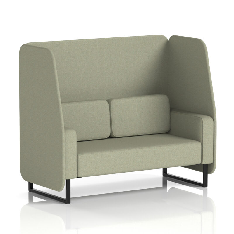 Brixworth Open Booth With Black Legs in Single Tone - Image 44