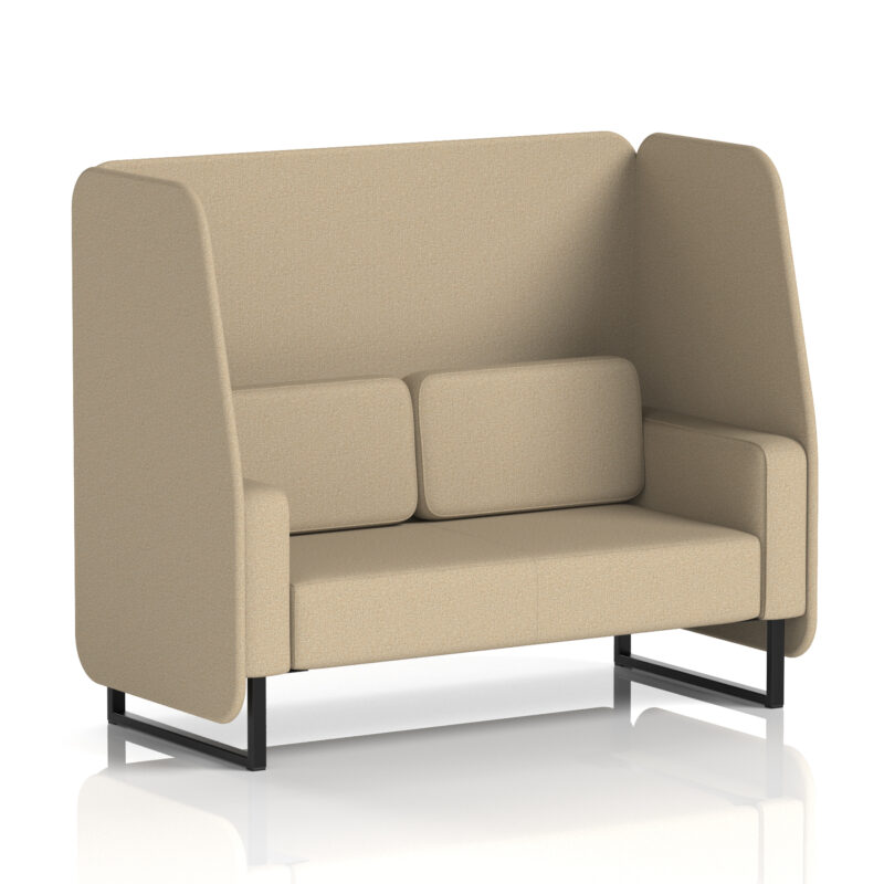 Brixworth Open Booth With Black Legs in Single Tone - Image 50