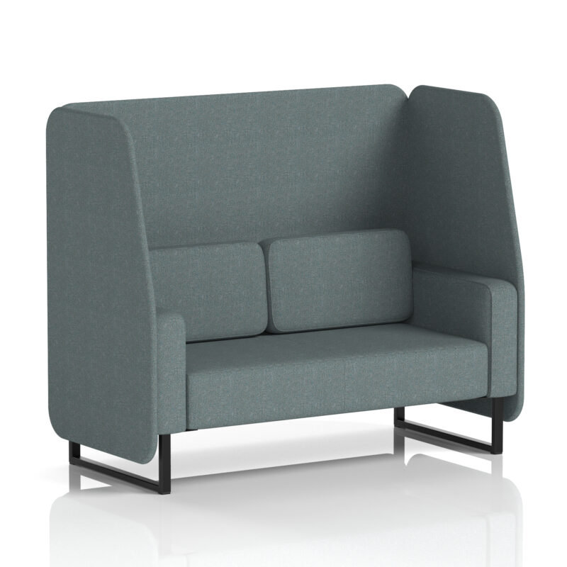 Brixworth Open Booth With Black Legs in Single Tone - Image 53
