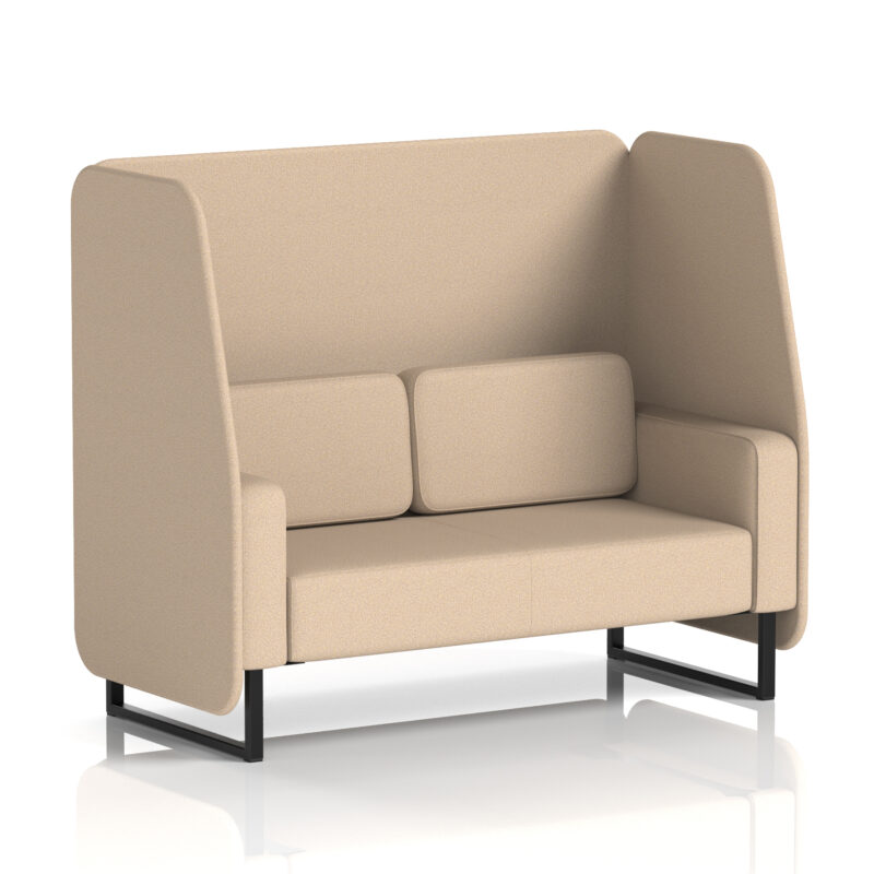 Brixworth Open Booth With Black Legs in Single Tone - Image 56